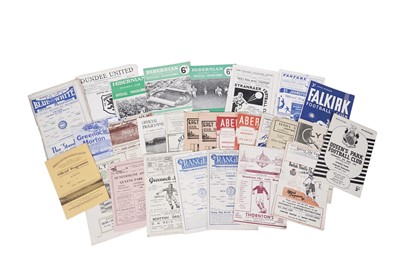 Lot 455 - Scottish football programmes