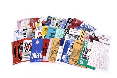 Lot 455 - Scottish football programmes