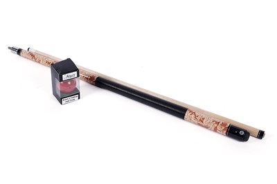 Lot 495 - An autographed snooker ball; and a Julien Murphy snooker cue