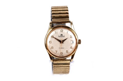Lot 272 - A Bucherer gold plated automatic wristwatch