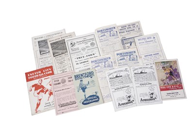 Lot 456 - Collection of English football programmes 1946-1951