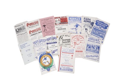 Lot 457 - English football programmes from 1948-1950
