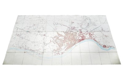 Lot 281 - A 19th Century Ordnance Survey Map of Newcastle