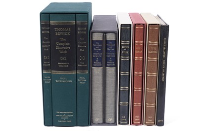 Lot 293 - A collection of hardback books relating to Thomas Bewick and his apprentices