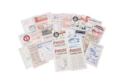 Lot 459 - English football programmes from 1949-1953