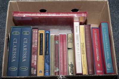 Lot 359 - A selection of Folio Society books primarily literature