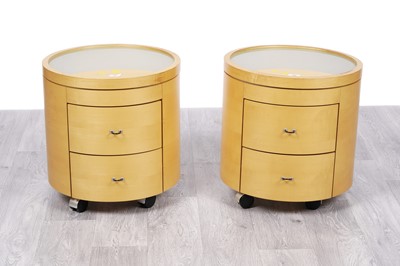 Lot 25 - Hulsta Die Mobelmarke: a pair of bedside cabinets