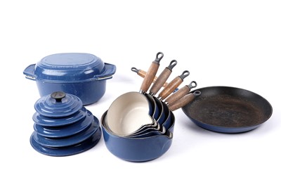 Lot 675 - A selection of Le Creuset enamelled kitchen wares