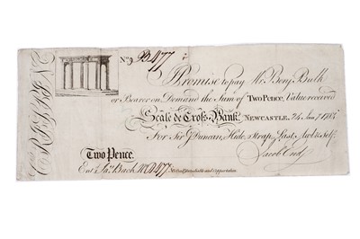 Lot 225 - Scale de Cross Bank note 1784