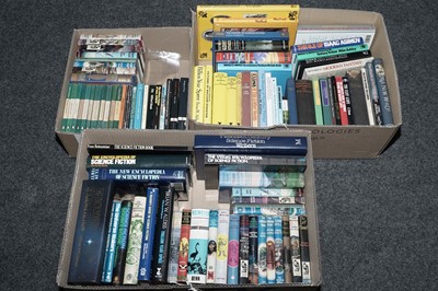 Lot 349 - A selection of hardback and other books, mainly science fiction