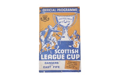 Lot 466 - A 1949 Scottish League Cup Semi-Final programme