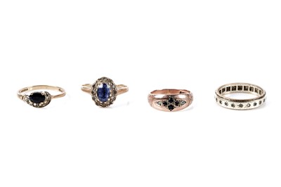Lot 158 - Four dress rings