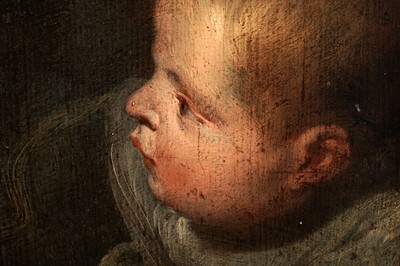 Lot 987 - Flemish School - The head of a putto | oil on panel