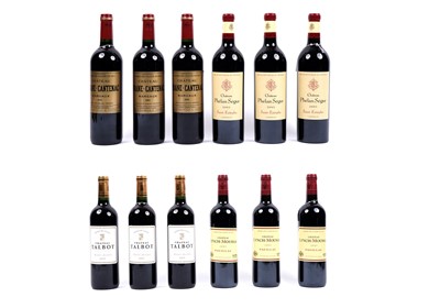 Lot 373 - A mixed case of French red wine