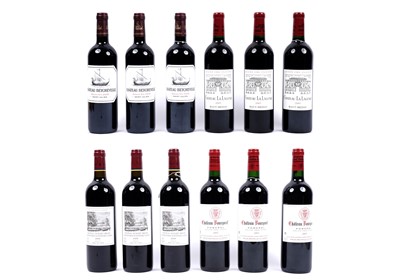 Lot 375 - A mixed case of French red wine
