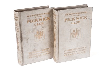 Lot 346 - A Cecil Aldin signed limited edition copy of Dickens' The Posthumous Papers of the Pickwick Club