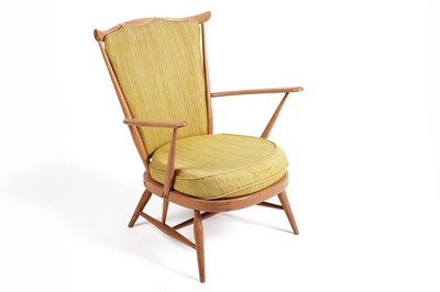 Lot 633 - Lucian Ercolani for Ercol: a model 359 beech and elm armchair