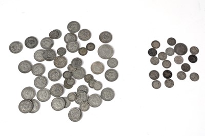 Lot 204 - A collection of British pre-decimal; and pre-1919 coinage