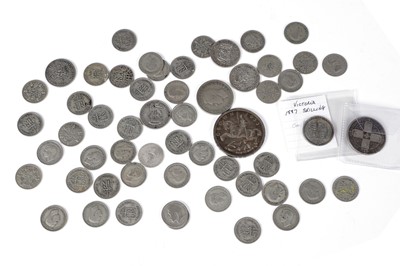 Lot 208 - A collection of pre-decimal British coinage