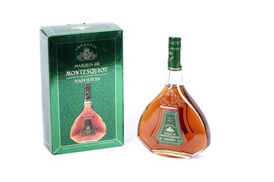 Lot 438 - A bottle of Marquis De Montesquiou Napoleon Armagnac
