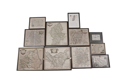 Lot 255 - A selection of antique engraved maps