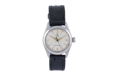 Lot 438 - Tudor Oyster: a stainless steel cased manual wind wristwatch