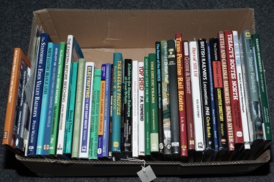 Lot 343 - A selection books primarily relating to trains and railways
