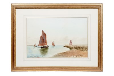 Lot 56 - William Thomas Nichols Boyce - Groyne on the Tyne | watercolour