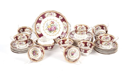 Lot 817 - A Royal Albert 'Lady Hamilton' part tea set