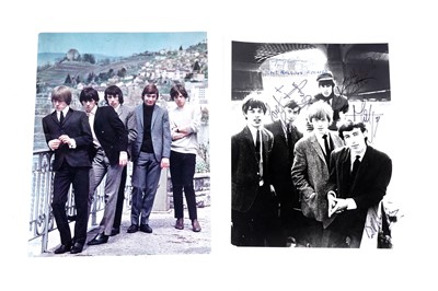Lot 206 - Signed Rolling Stones photograph and 1965 tour program