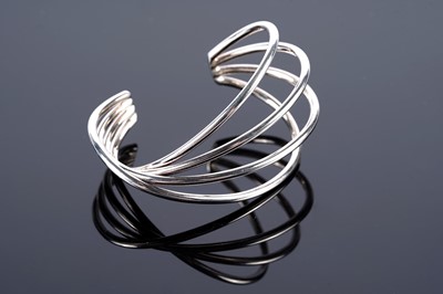 Lot 756 - Georg Jensen, Danish: silver Alliance bangle