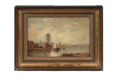 Lot 751 - Alfred Henry Vickers - A Continental Port | oil