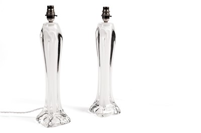 Lot 732 - A pair of Flygsfors lamp bases