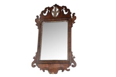 Lot 596 - A George III mahogany pier mirror