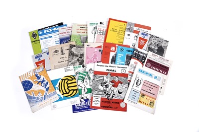 Lot 477 - European club match programmes
