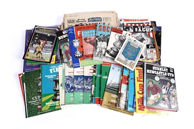 Lot 479 - FA Cup programmes and ephemera