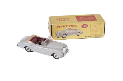 Lot 66 - A Dinky Toys No. 194 Bentley Coupe