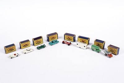 Lot 55 - Eight boxed Matchbox Moko Lesney diecast vehicles