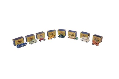 Lot 59 - Eight boxed Matchbox Moko Lesney diecast vehicles