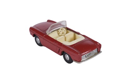 Lot 85 - A Tekno Saab 99; and four unboxed Tri-Ang Spot-On diecast cars