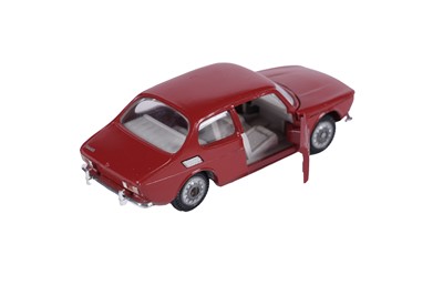 Lot 85 - A Tekno Saab 99; and four unboxed Tri-Ang Spot-On diecast cars