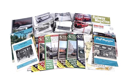 Lot 173 - Mainly bus-related postcards; and motor vehicle and railwayana-related magazines
