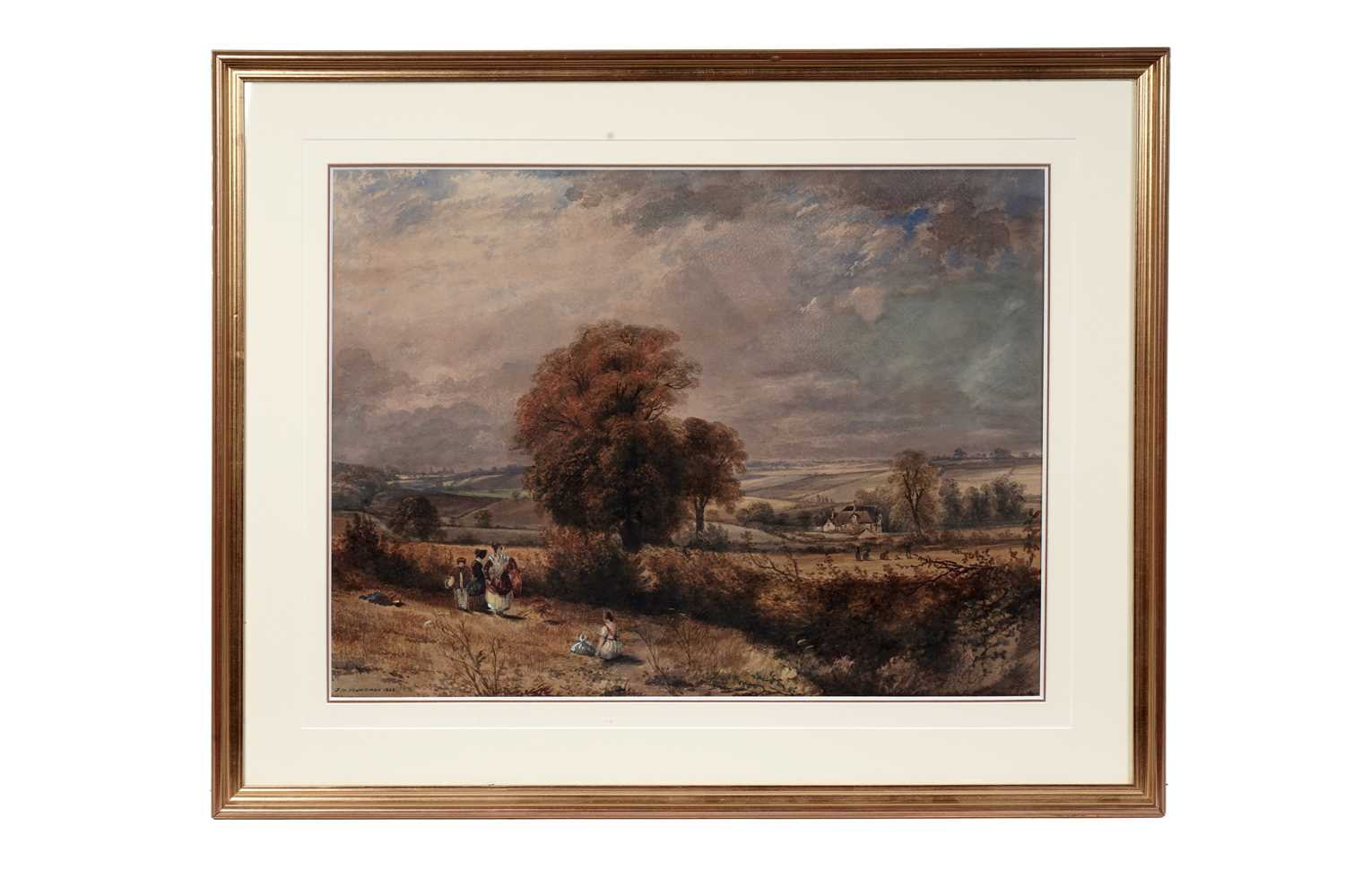 Lot 85 - John Mallows Youngman - The Picnic Party | watercolour