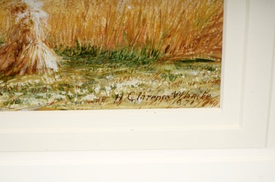 Lot 979 - Henry Clarence Whaite - Haygatherers, Wales | watercolour