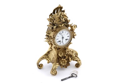 Lot 1226 - Cresson, Paris: a 19th Century ormolu mantel clock