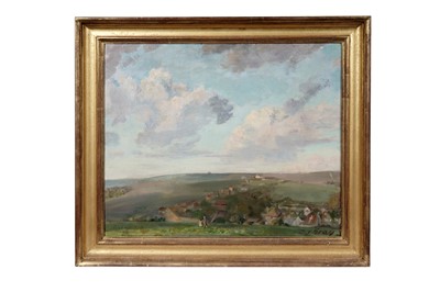 Lot 1054 - Douglas Stannus Gray - A Sunny Walk Above Southwick | oil