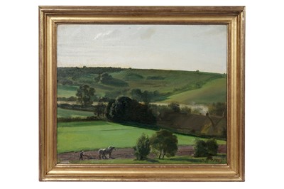 Lot 1055 - Douglas Stannus Gray - Horses Ploughing | oil