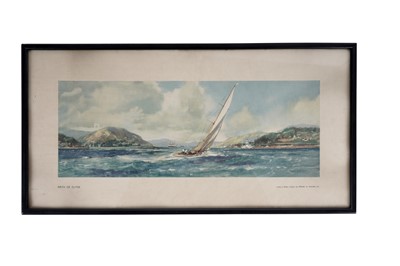 Lot 653 - After Frank Mason - Firth of Clyde | locomotive carriage print