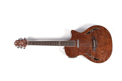 Lot 571 - A Crafter SA Bubinga electro-acoustic guitar