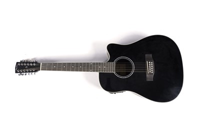 Lot 463 - A Harley Benson electro-acoustic twelve-string guitar